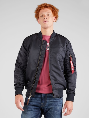 ALPHA INDUSTRIES Välikausitakki 'MA-1 VF 59' värissä harmaa: edessä