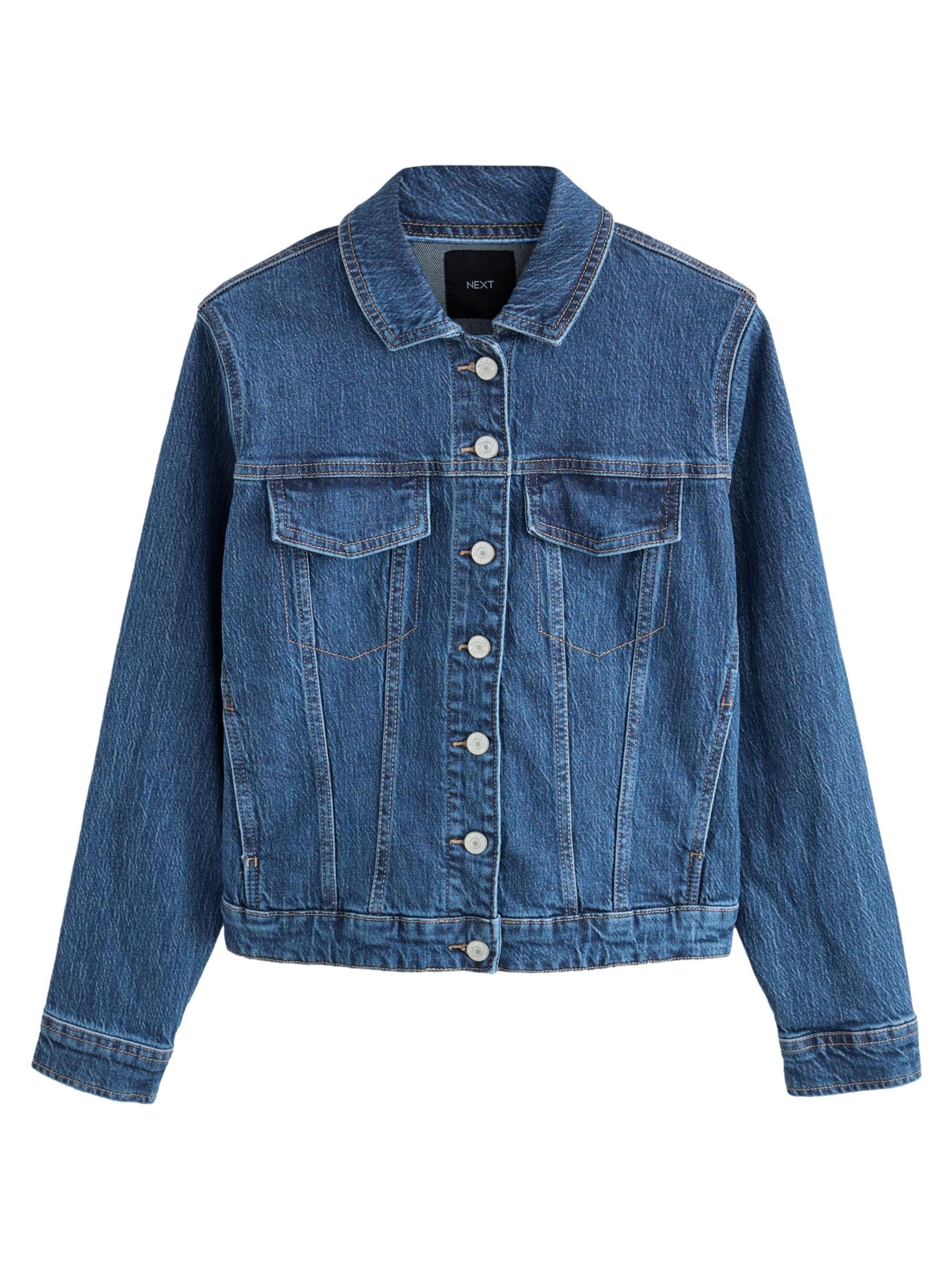 Next - Casaco meia-estação em azul: frente