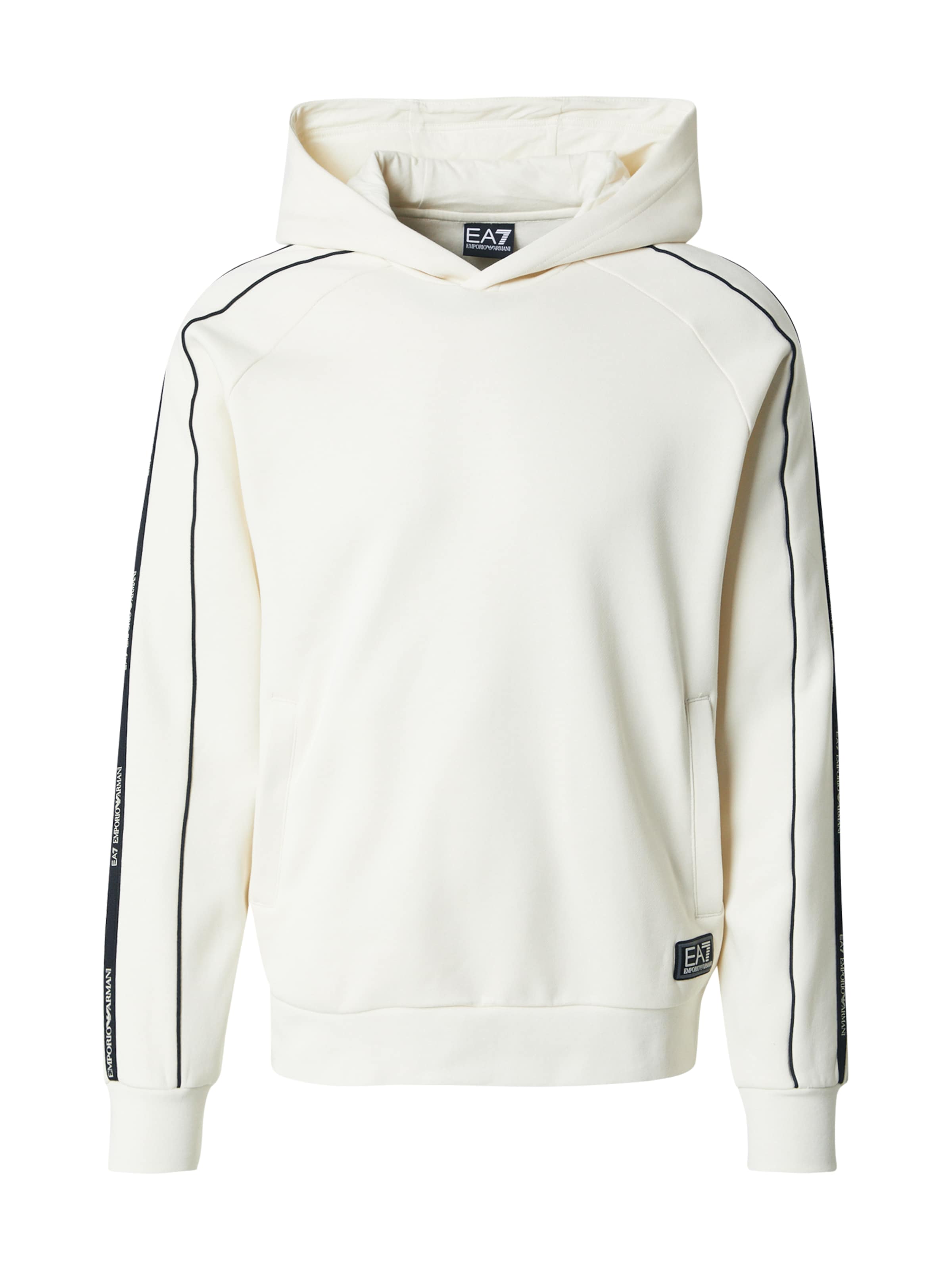 EA7 Emporio Armani Суичър в бежово: отпред