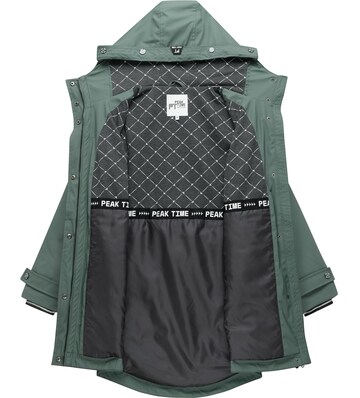 Cappotto funzionale 'L60042' di Peak Time in verde