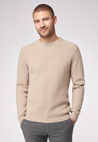 Pull-over ROY ROBSON en beige : devant
