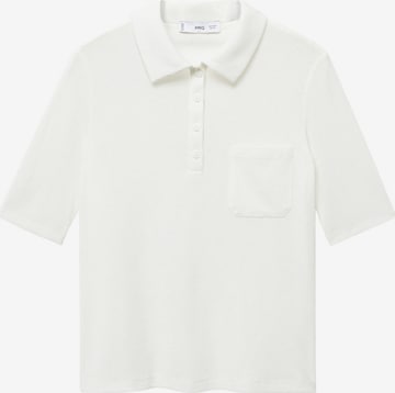 MANGO Shirt 'CHIANTI' in White: front