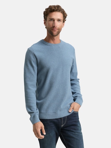 TOM TAILOR Sweater in Blue: front