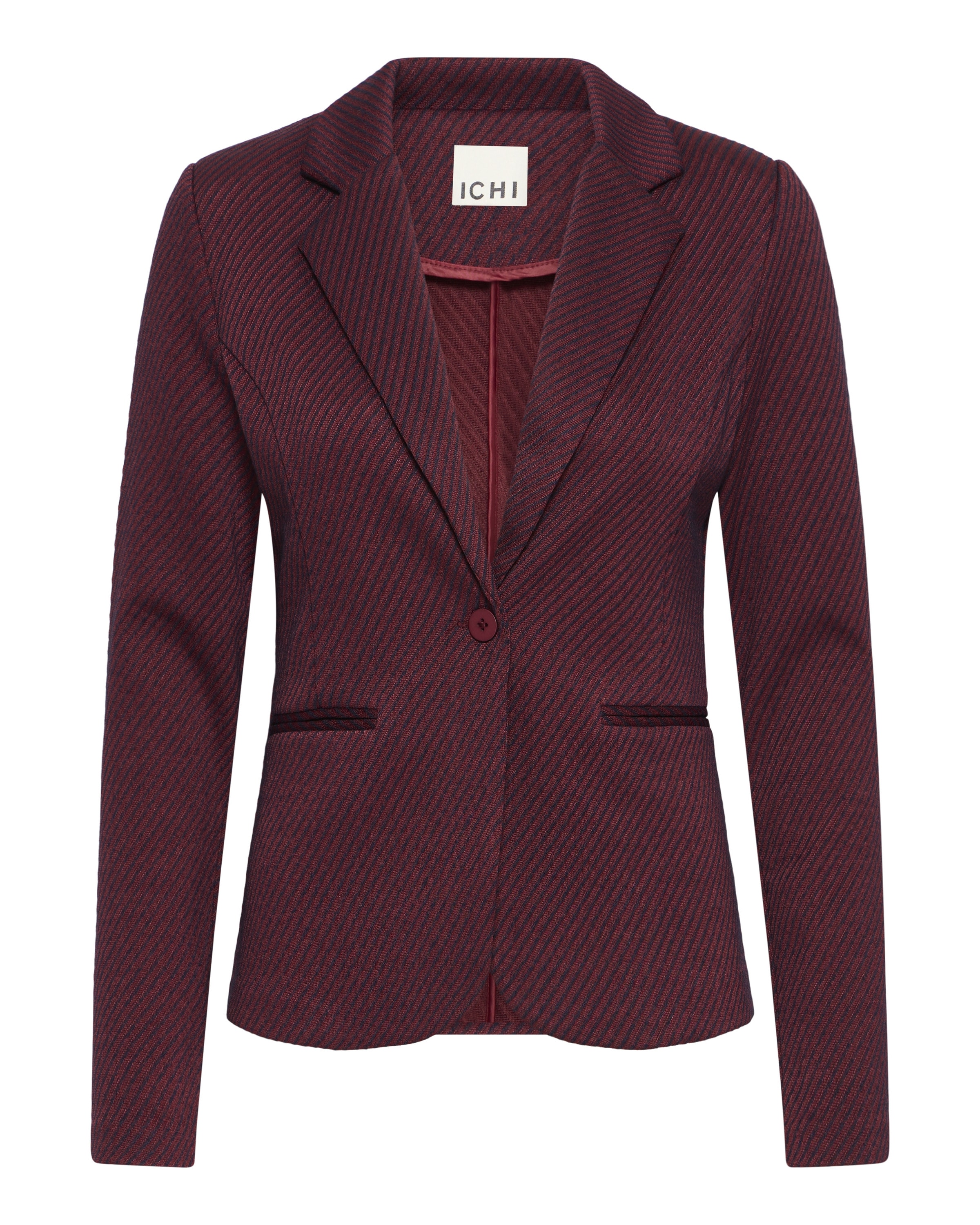 ICHI Blazer in Red: front