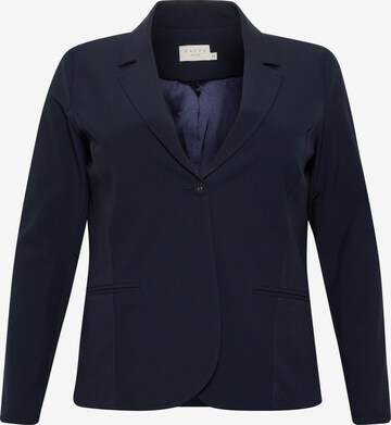 Blazer 'Jia' KAFFE CURVE en bleu : devant