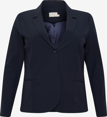 Blazer 'Jia' KAFFE CURVE en bleu : devant