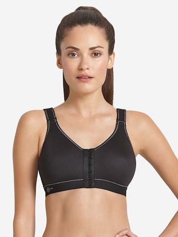 ANITA Minimiser Bra 'frontline open Sport' in Black