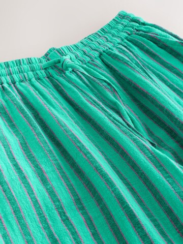 Next Wide Leg Hose in Grün