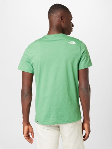 THE NORTH FACE Regular fit Μπλουζάκι 'Simple Dome' σε πράσινο