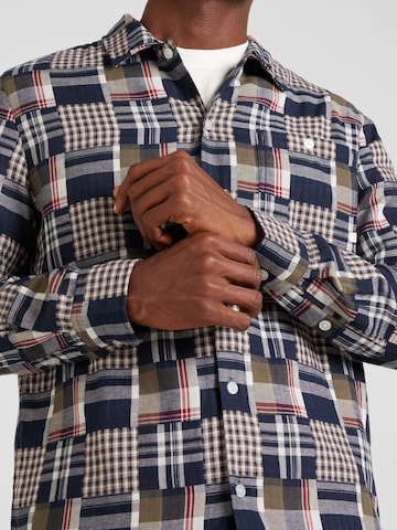 FARAH Comfort fit Overhemd 'WOMACK' in Blauw