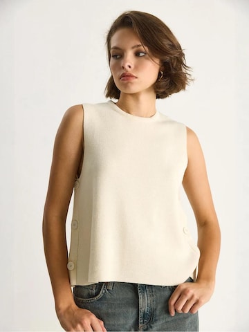 Bianco Lucci Bluse‌‌‌ in Beige