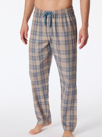 SCHIESSER Regular Sports trousers ' Mix & Relax ' in Blue: front