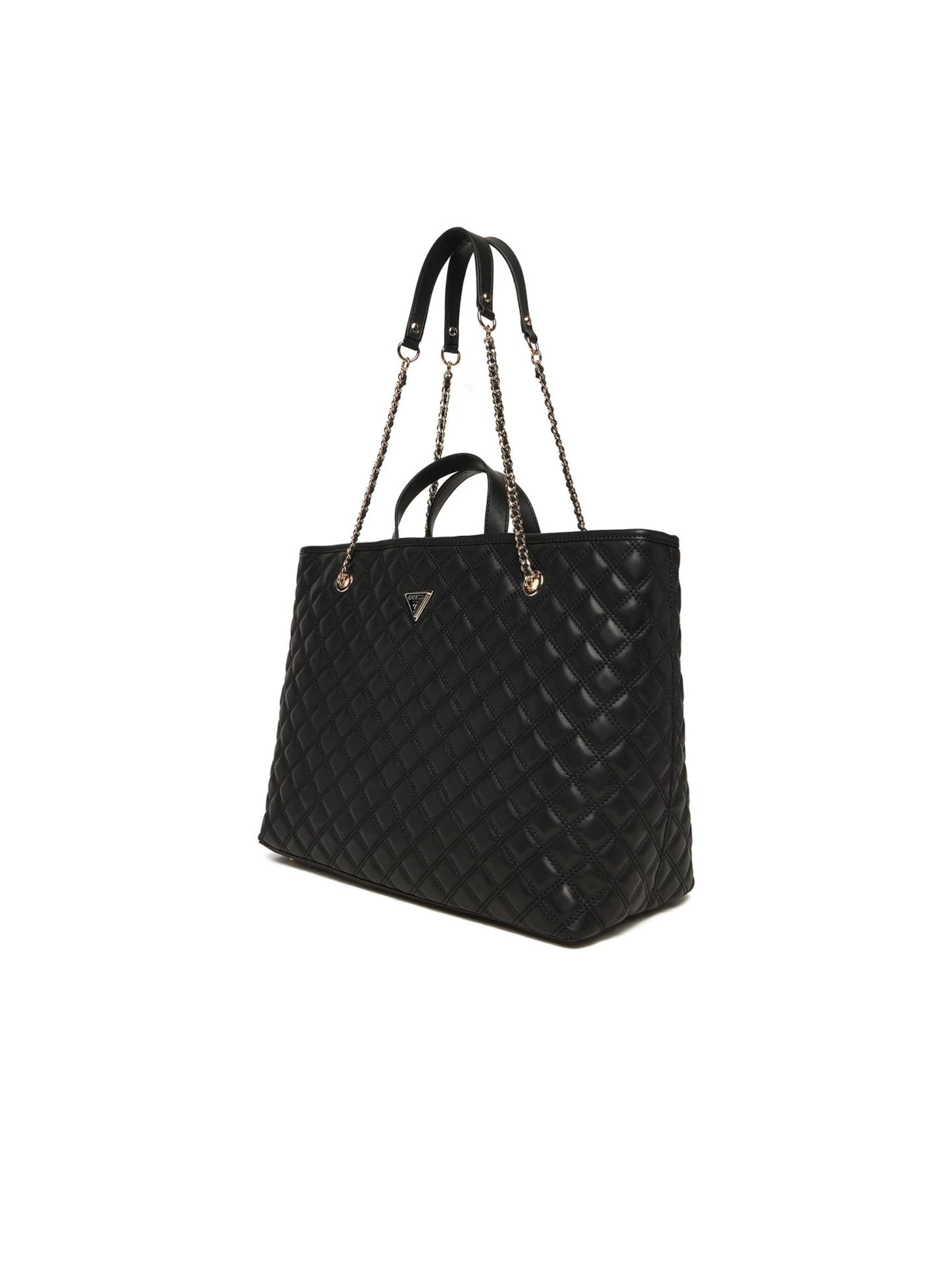 GUESS Handtas 'Giully Ii Large 2 In 1 Tote' in Zwart