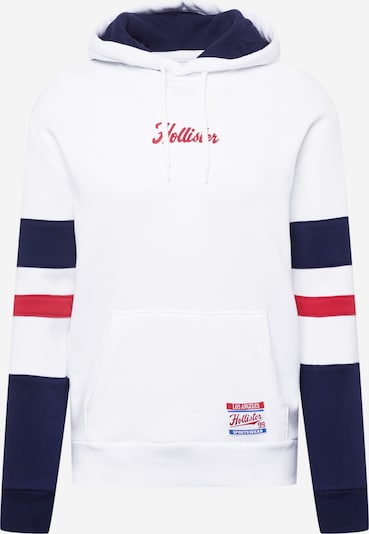 HOLLISTER Sweatshirt in navy / rot / weiß, Produktansicht