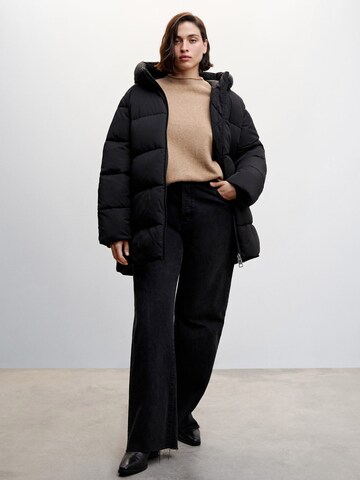 MANGO Zimska jakna 'TOKYO' | črna barva