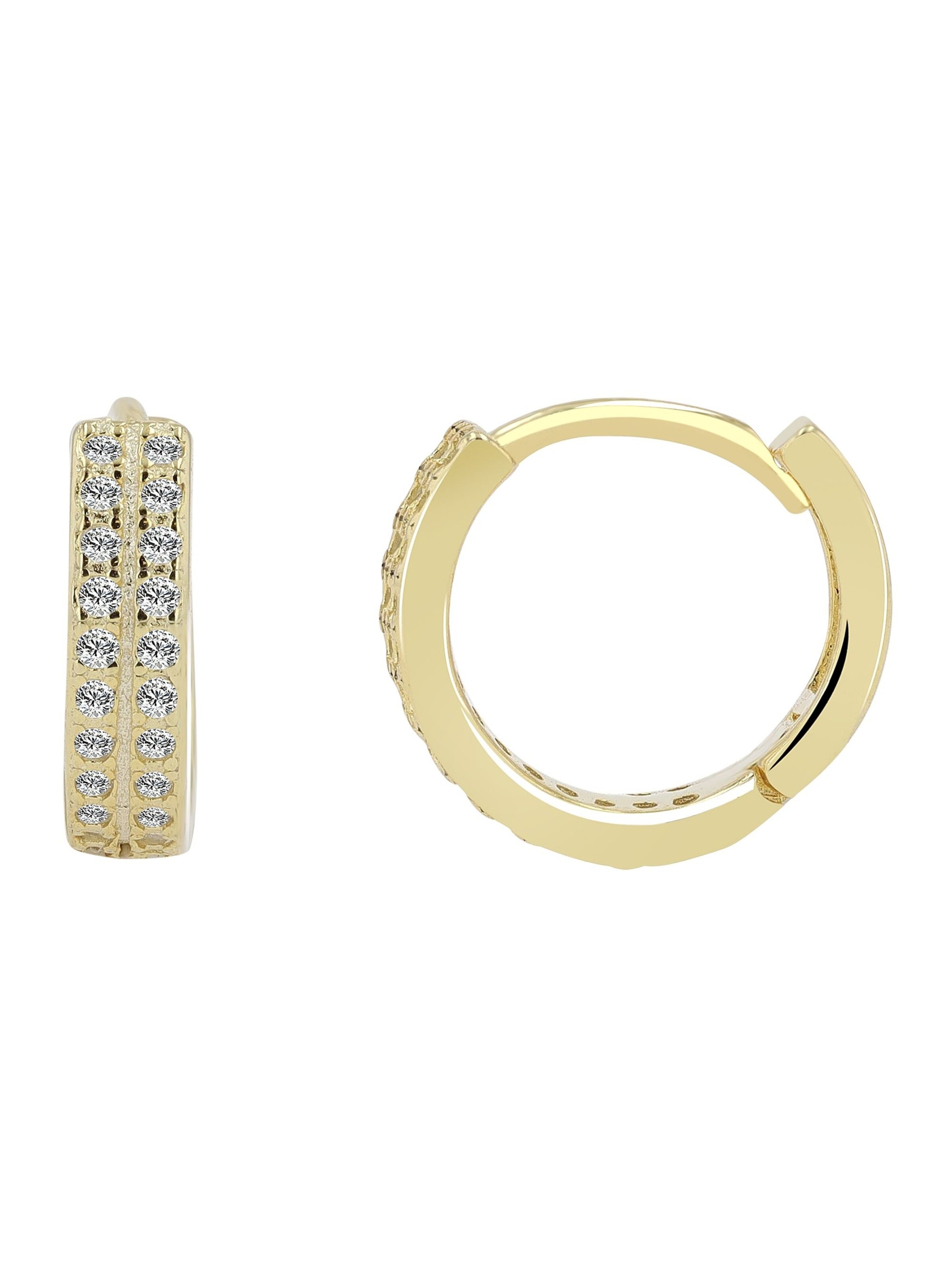 Akzent Earrings 'Ylva, 925 Sterlingsilber, langlebig' in Gold