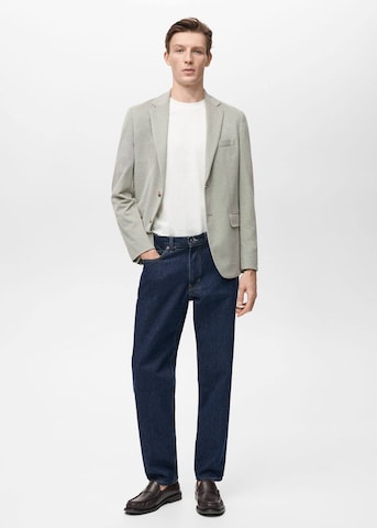 MANGO MAN Regular fit Suit Jacket in Green