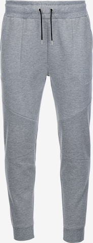 Effilé Pantalon 'PASK-22FW-008' Ombre en gris : devant