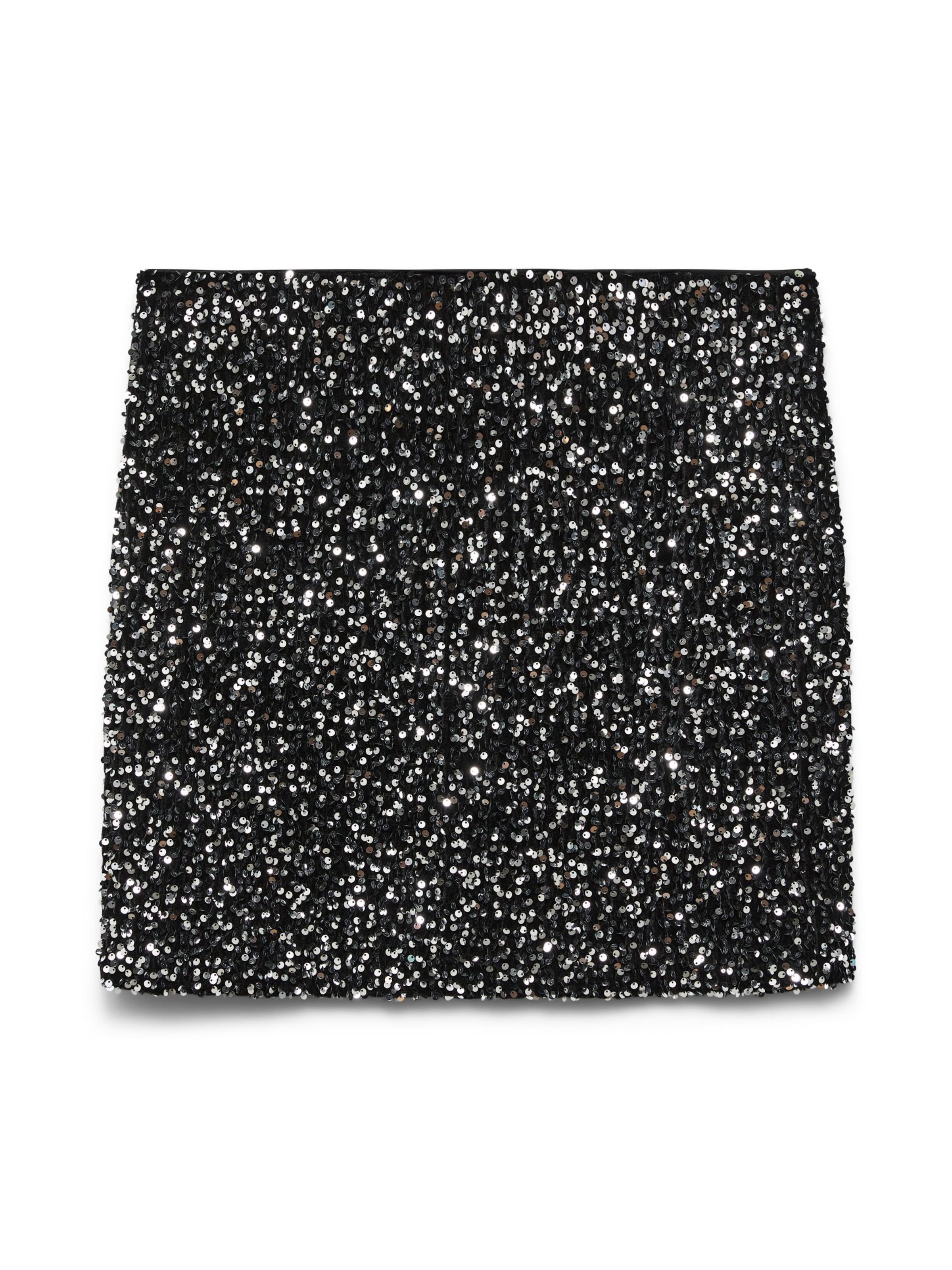 Vero Moda Curve - Falda 'BELLA' en negro: frente