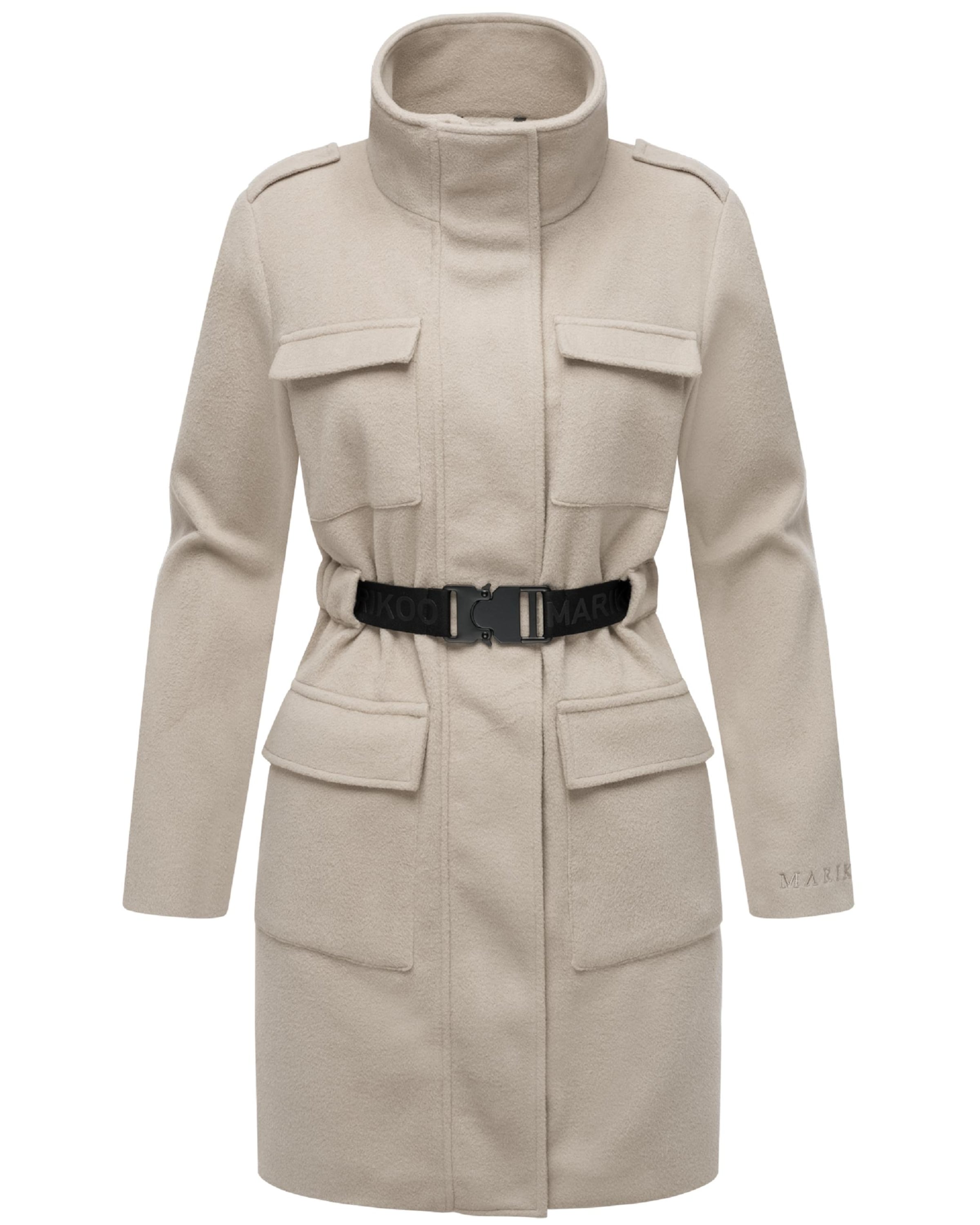 Palton de primăvară-toamnă 'Tanokoo 16' de la MARIKOO pe bej