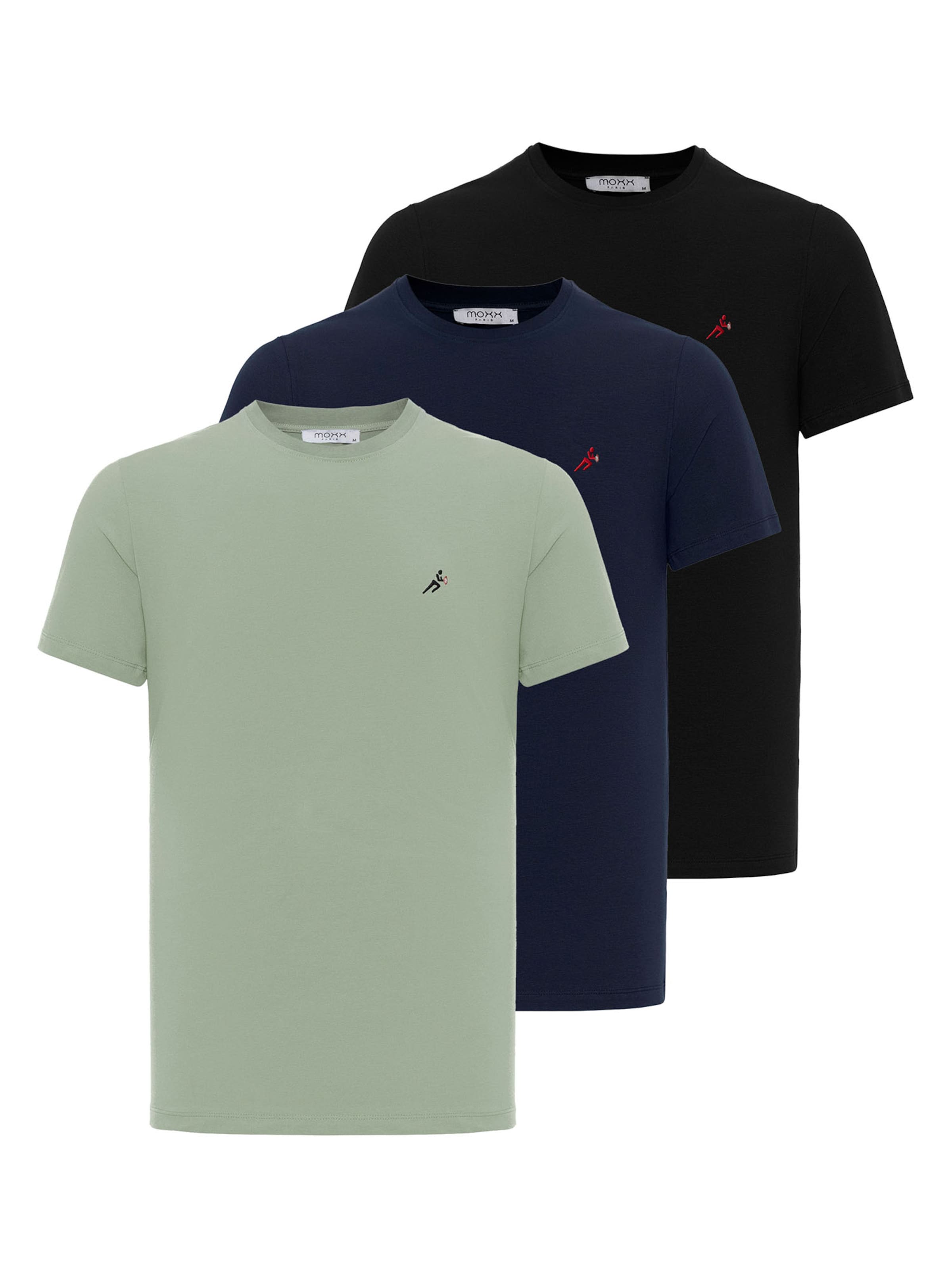 zils Moxx Paris T-Krekls: no priekšpuses