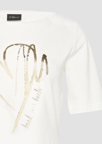 T-shirt s.Oliver BLACK LABEL en beige