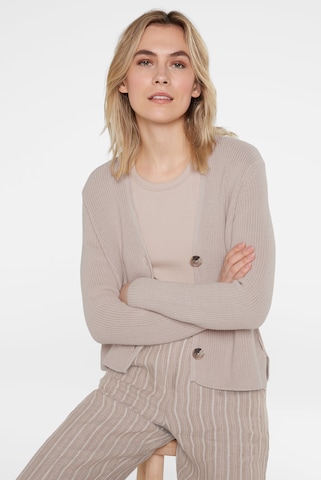 SENSES.THE LABEL Knit Cardigan in Beige