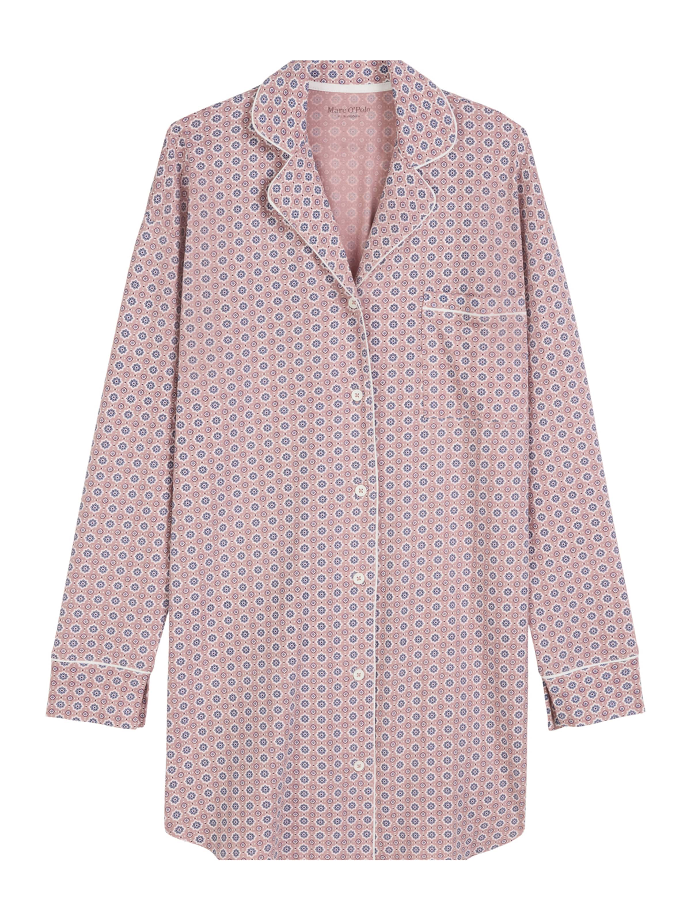 Marc O'Polo Pajama shirt ' Mix N Match Cotton ' in Pink: front