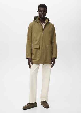 MANGO MAN Between-Seasons Parka 'Parko' in Green