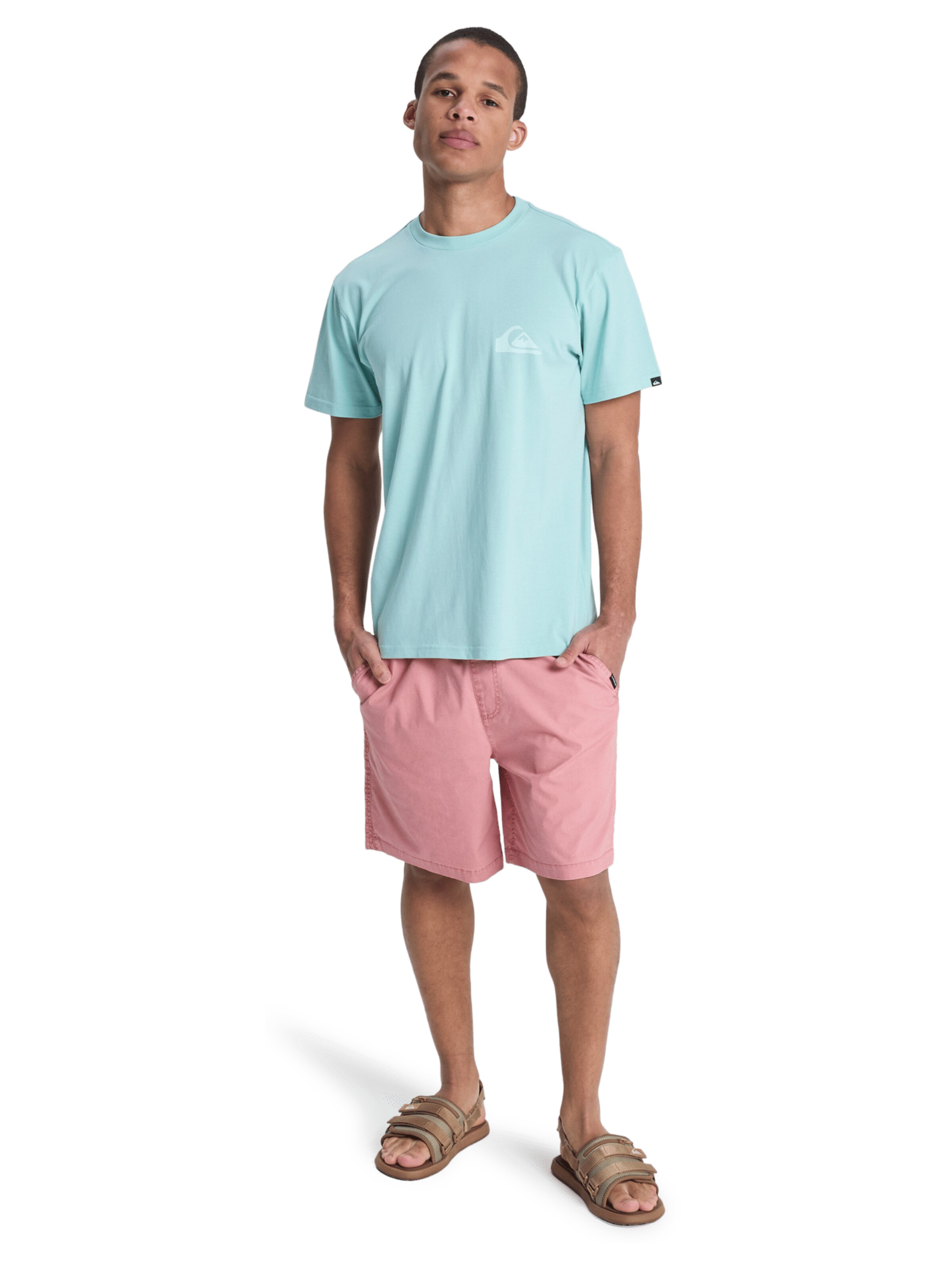 QUIKSILVER Performance Shirt 'Ev Mini Logo' in Blue