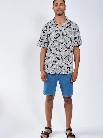 Legends Regular fit Button Up Shirt 'Sean' in Black