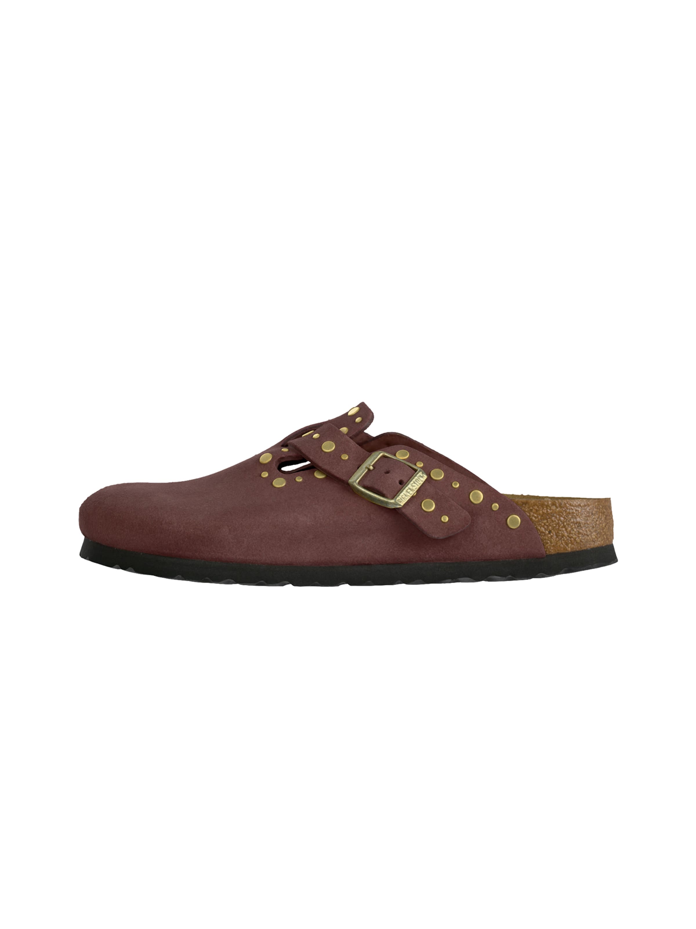 BIRKENSTOCK Papucs 'Boston Rivet' - piros: elől