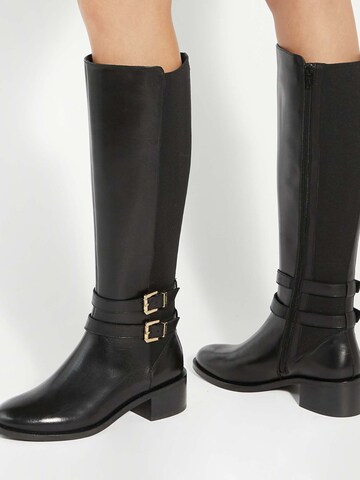Dune LONDON Stiefel 'Tatter' in Schwarz