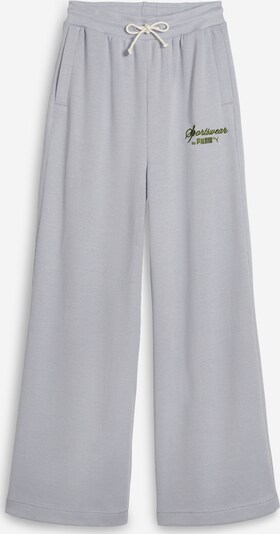 Pantaloni 'CLASSICS' PUMA pe gri / verde, Vizualizare produs