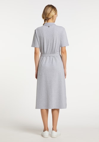 DreiMaster Maritim - Vestido camisero en gris