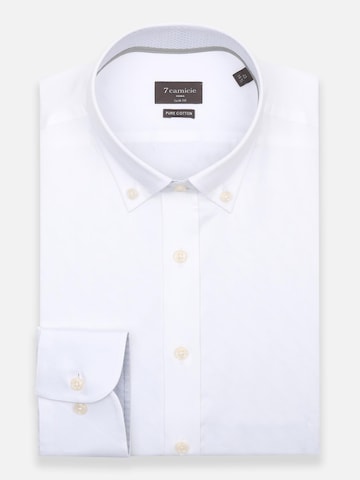 7Camicie Slim Fit Businesshemd 'Leonardo'‌‌‌‌‌‌ in Weiß