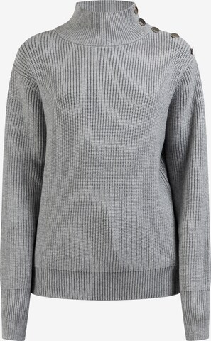 DreiMaster Maritim Sweater 'Palpito' in Grey: front