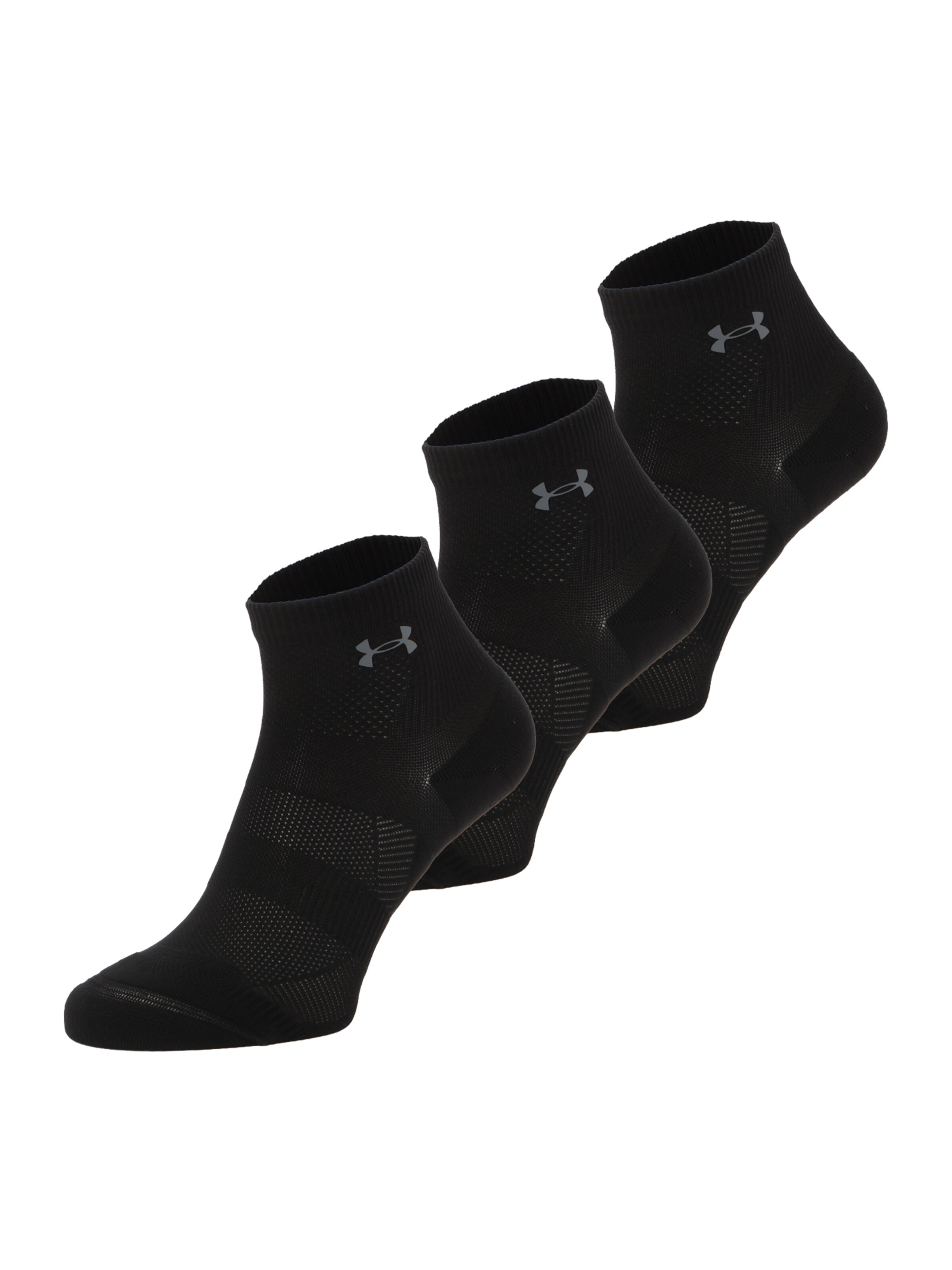 UNDER ARMOUR Athletic Socks 'Vanish' in Black: front