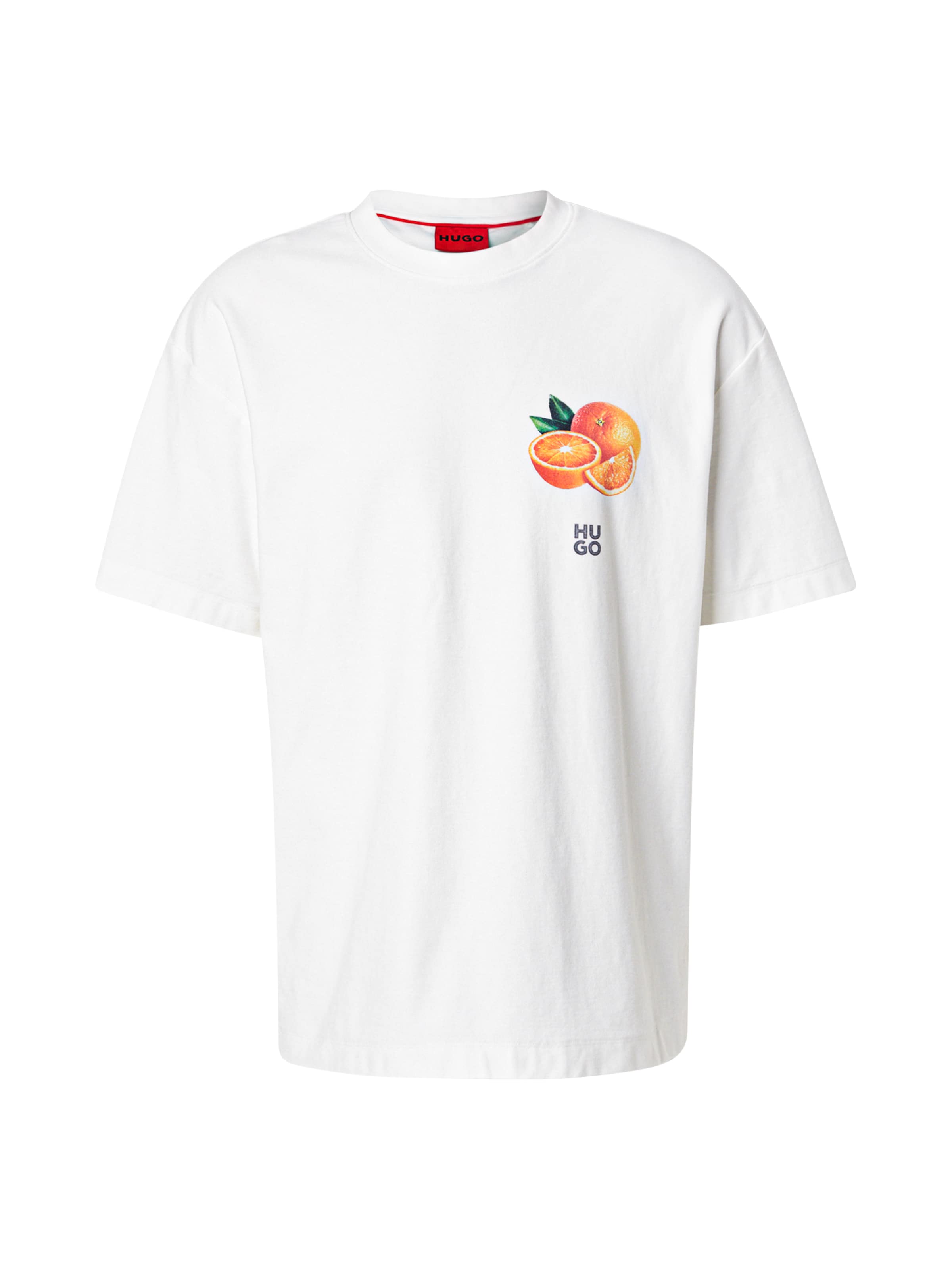 HUGO Μπλουζάκι 'Dartiee' σε λευκό: μπροστά