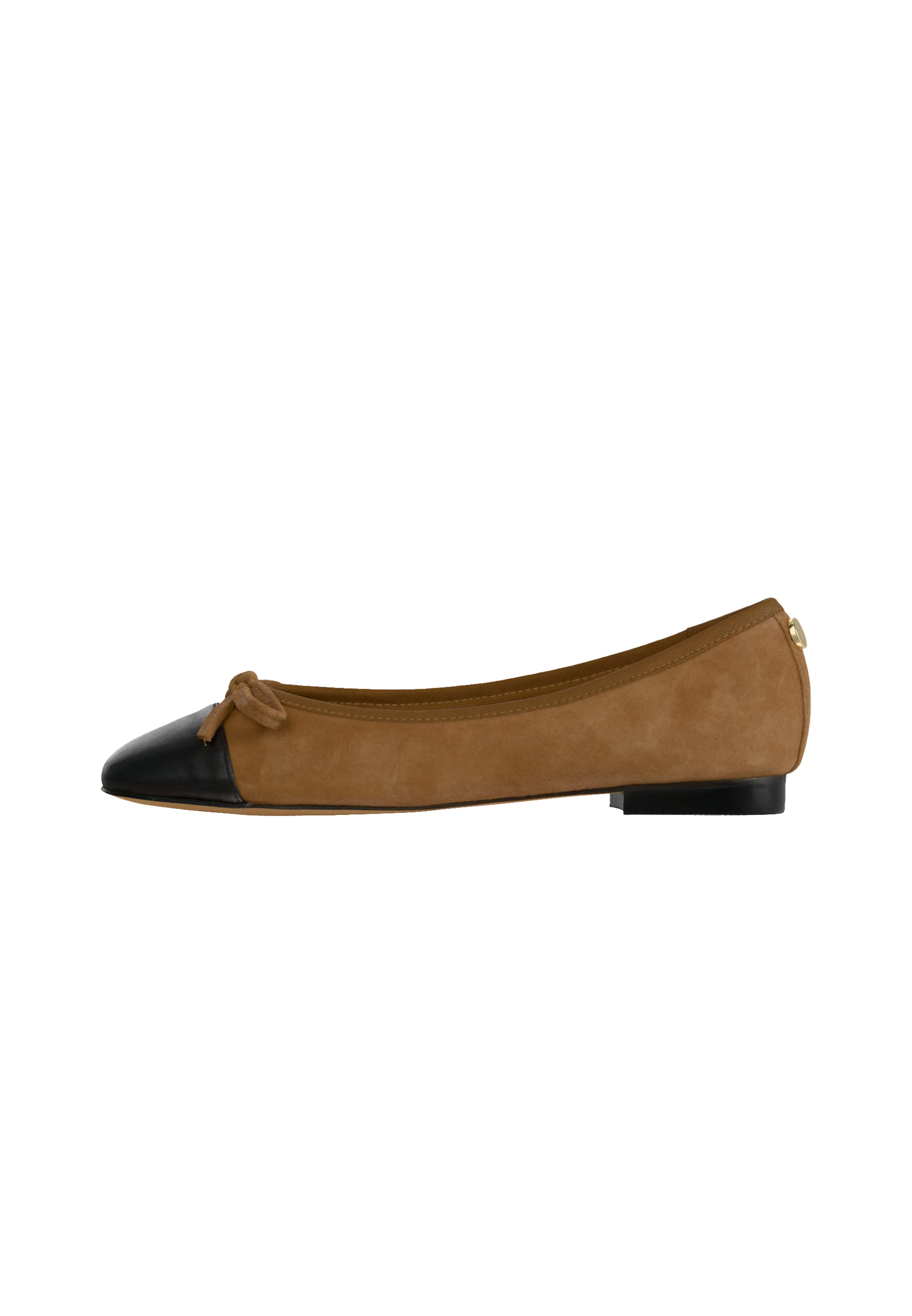 STEVE MADDEN Ballerina 'ELLISON' in Braun: Vorderseite