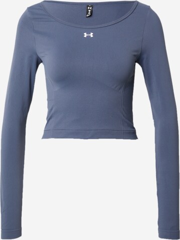 T-shirt fonctionnel UNDER ARMOUR en bleu : devant