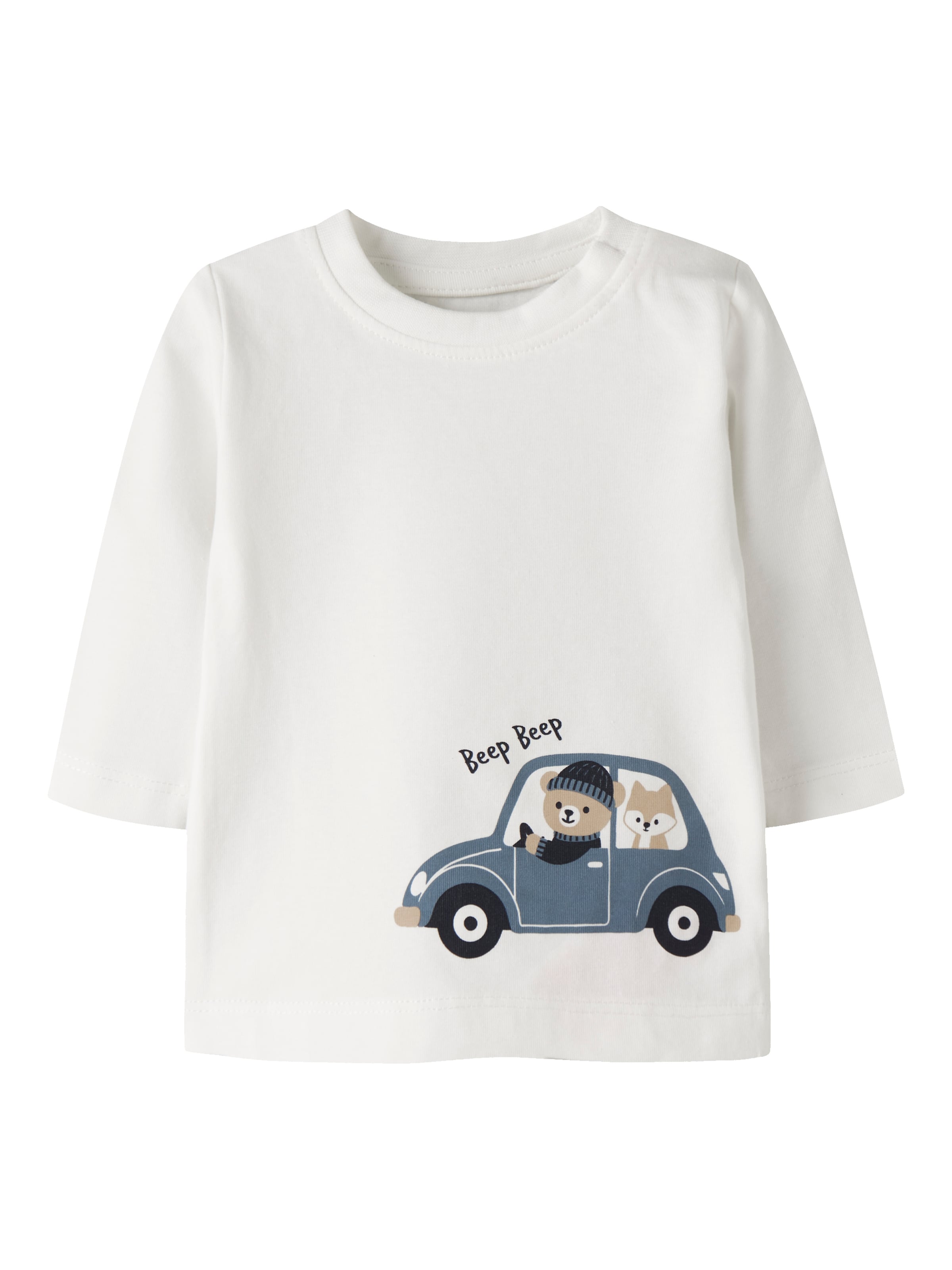 NAME IT Shirt 'NBMOSMAR' in White: front