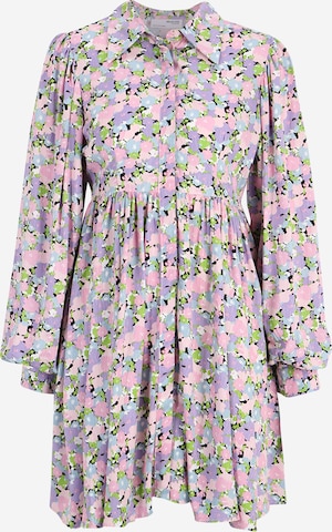 Robe-chemise 'JUDITA' Selected Femme Petite en mélange de couleurs : devant