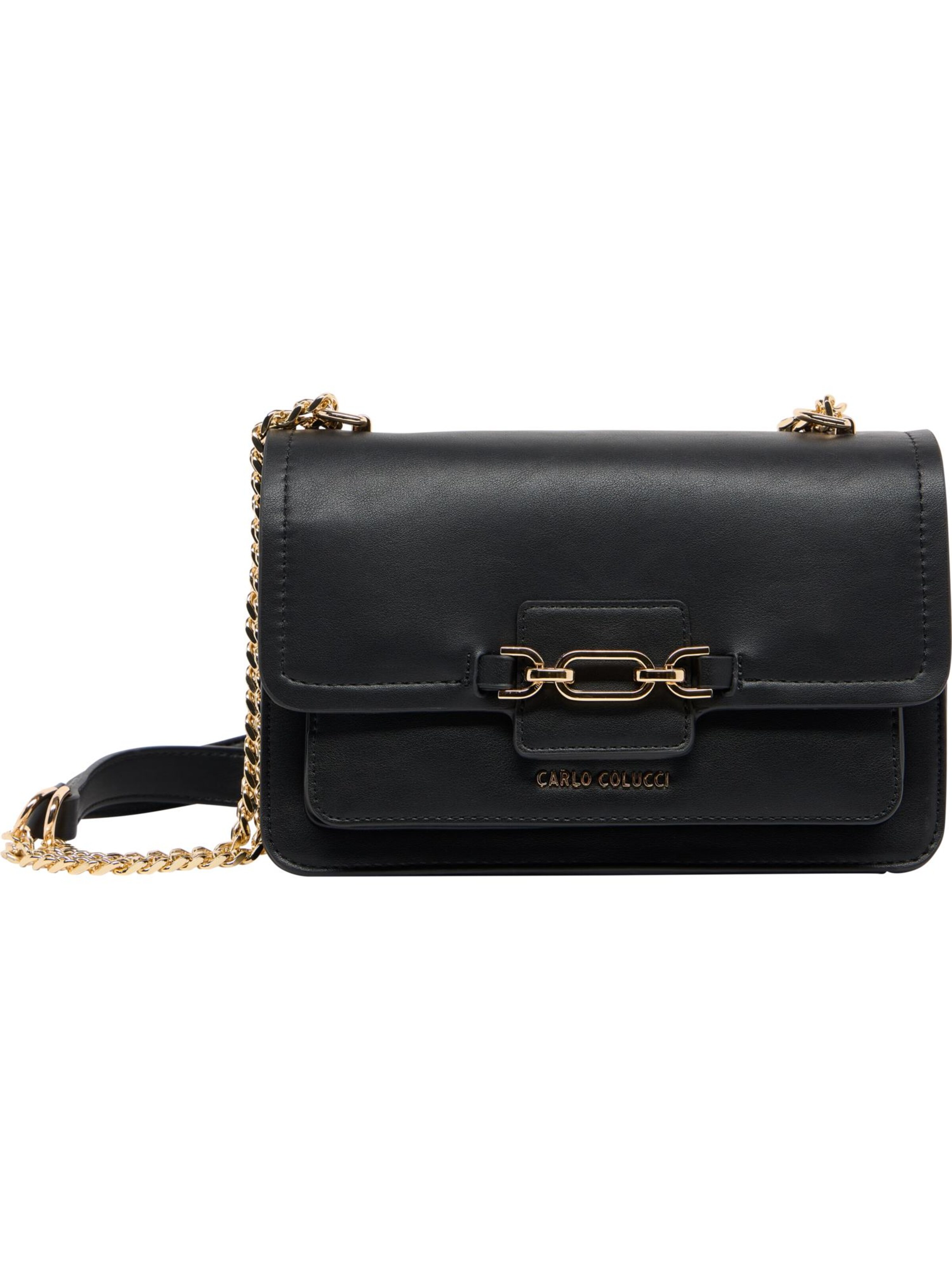 Sac à bandoulière 'Exner' Carlo Colucci en noir : devant