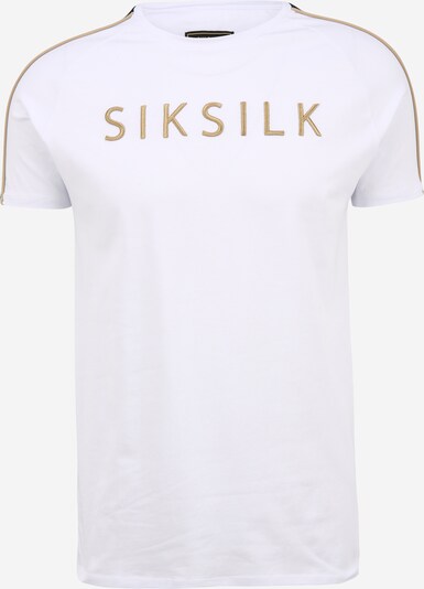 SikSilk T-Shirt en or / noir / blanc, Vue avec produit