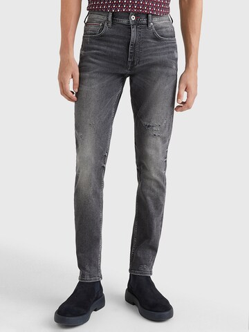 TOMMY HILFIGER Slimfit Jeans in Grijs: voorkant