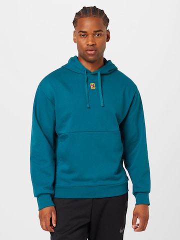 NIKE Sport sweatshirt i blå: framsida