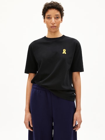 ARMEDANGELS Shirt in Zwart: voorkant