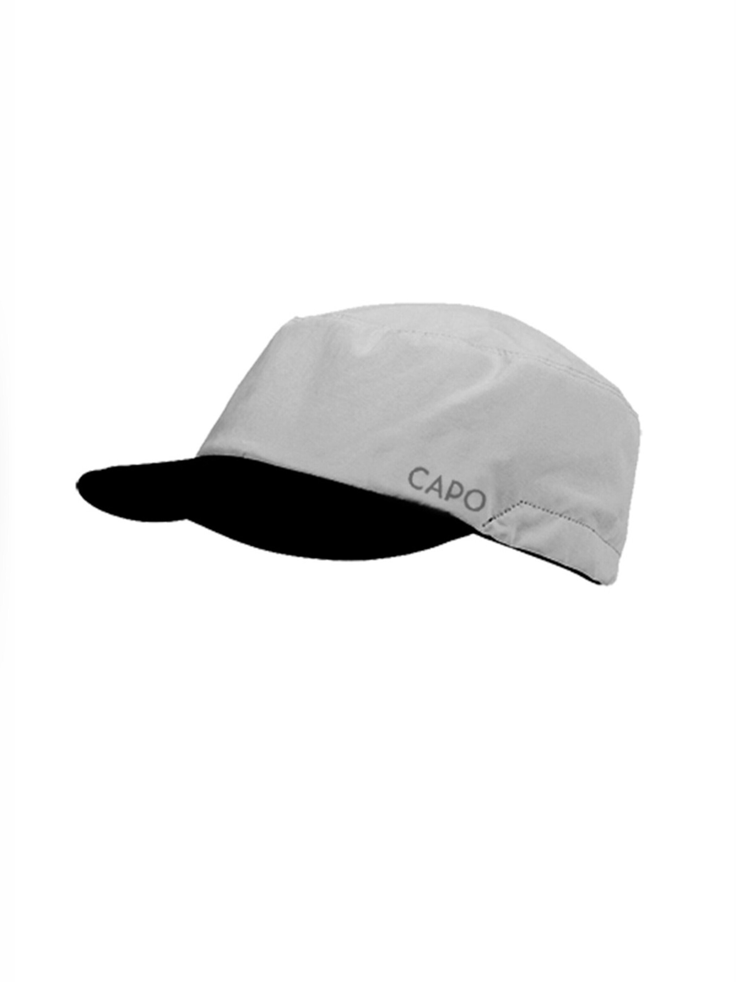 CAPO Cap 'Softtellercap, Neoprendach Reflexbügler, UV 50' in Silver: front