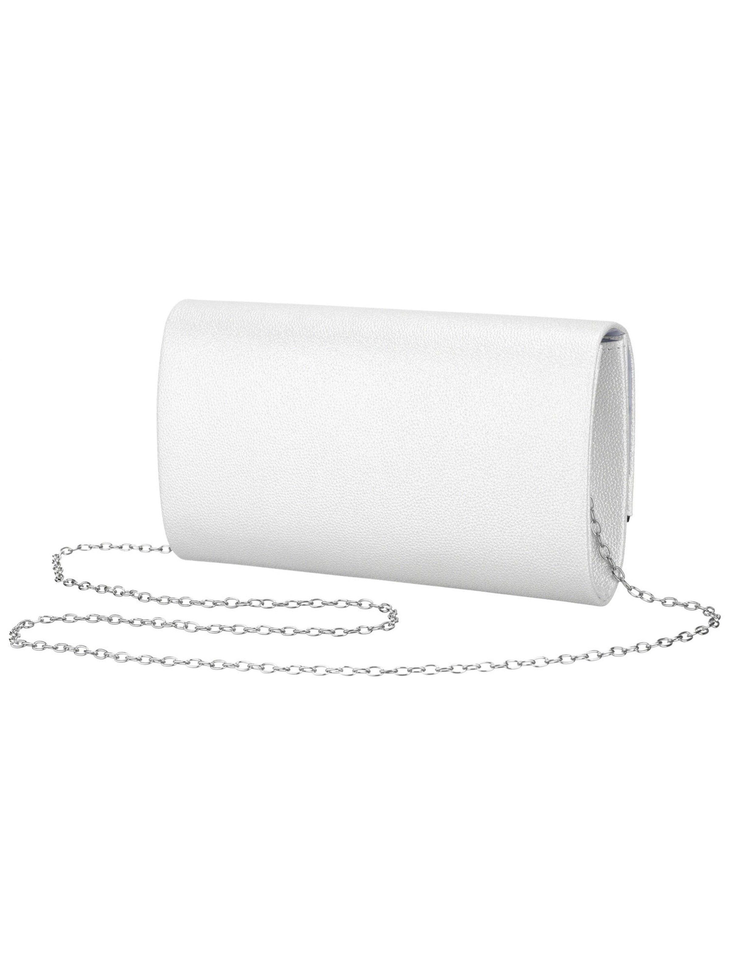 Tomshop24-7 Clutch 'Rovicky Lena' in Silver